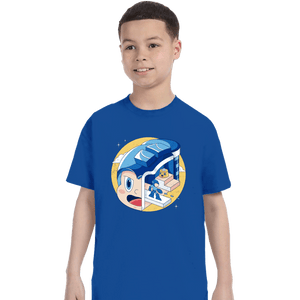 Shirts T-Shirts, Youth / XS / Royal Blue The Blue Bomber Head