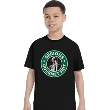 Load image into Gallery viewer, Shirts T-Shirts, Youth / XL / Black Serious Gourmet Coffee
