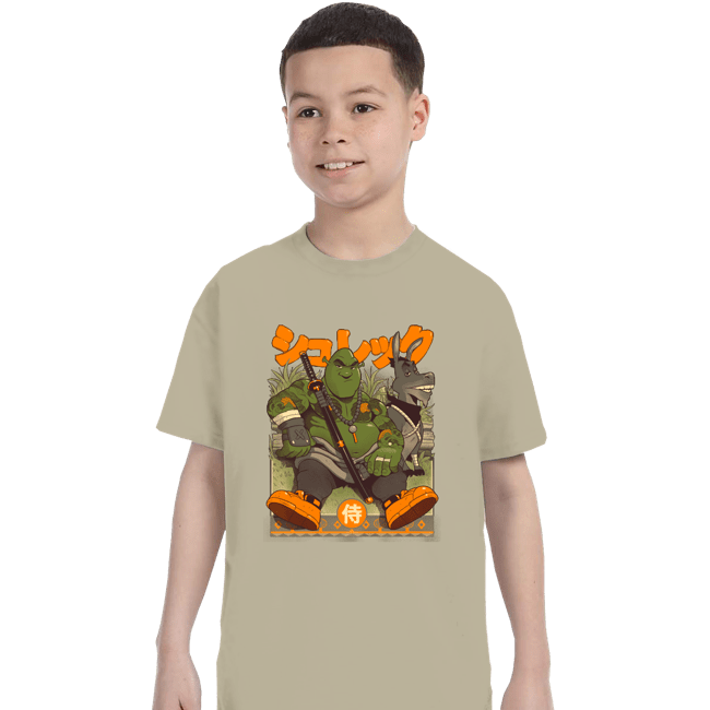 Secret_Shirts T-Shirts, Youth / XS / Sand Samurai Shrek