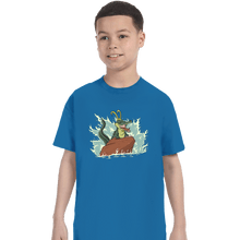Load image into Gallery viewer, Secret_Shirts T-Shirts, Youth / XS / Sapphire The Little Alligator
