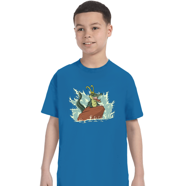 Secret_Shirts T-Shirts, Youth / XS / Sapphire The Little Alligator