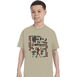 Daily_Deal_Shirts T-Shirts, Youth / XS / Sand Illuminated Free Hugs