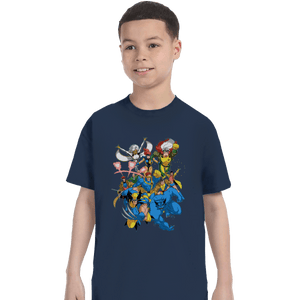 Shirts T-Shirts, Youth / XL / Navy 90s Mutants