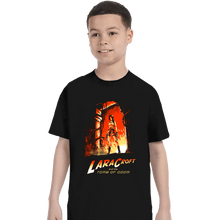 Load image into Gallery viewer, Shirts T-Shirts, Youth / XS / Black Indiana Croft

