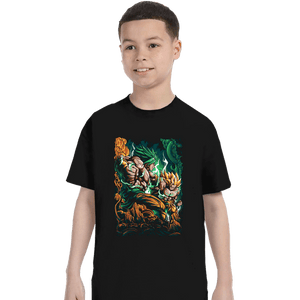 Daily_Deal_Shirts T-Shirts, Youth / XS / Black Saiyan Fight