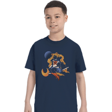 Load image into Gallery viewer, Daily_Deal_Shirts T-Shirts, Youth / XS / Navy Cosmic Sailor
