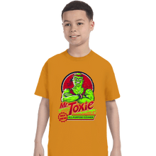 Load image into Gallery viewer, Daily_Deal_Shirts T-Shirts, Youth / XS / Gold Mr. Toxie
