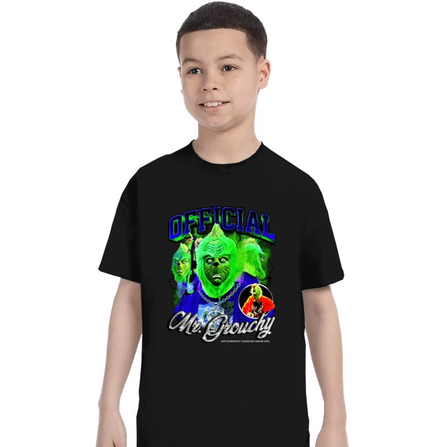 Shirts T-Shirts, Youth / XS / Black Mr Grouchy x CoDdesigns Bootleg Hip Hop tee