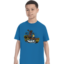 Load image into Gallery viewer, Secret_Shirts T-Shirts, Youth / XS / Sapphire The Adventures Of The Deer-Boy
