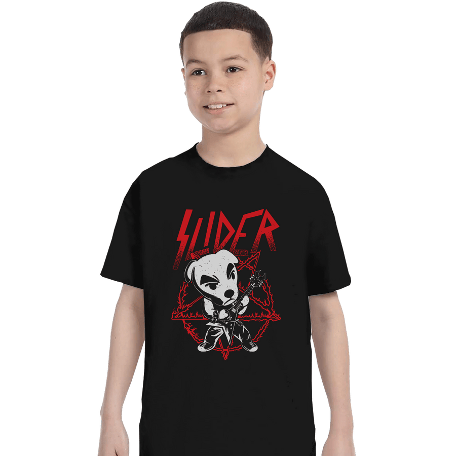 Shirts T-Shirts, Youth / XS / Black Slider King