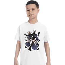 Load image into Gallery viewer, Daily_Deal_Shirts T-Shirts, Youth / XS / White Android Hunter
