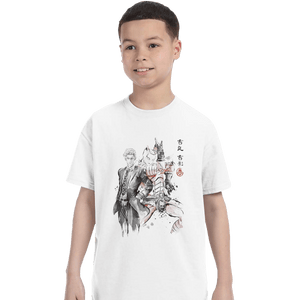 Shirts T-Shirts, Youth / XL / White Killer Queen Sumi-e