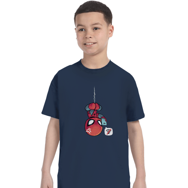 Shirts T-Shirts, Youth / XS / Navy Chibi Spider
