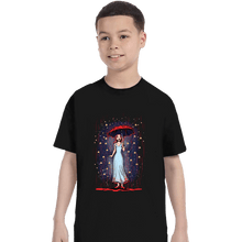 Load image into Gallery viewer, Secret_Shirts T-Shirts, Youth / XS / Black Carrie In The Rain
