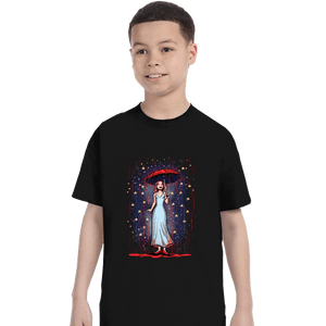 Secret_Shirts T-Shirts, Youth / XS / Black Carrie In The Rain