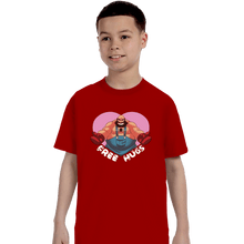 Load image into Gallery viewer, Shirts T-Shirts, Youth / XS / Red Bear Hugger
