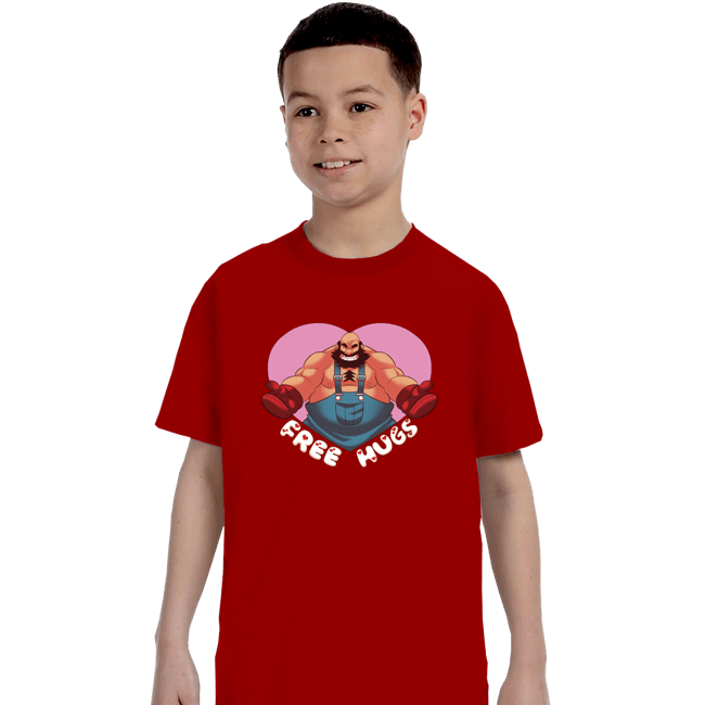 Shirts T-Shirts, Youth / XS / Red Bear Hugger
