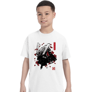 Daily_Deal_Shirts T-Shirts, Youth / XS / White The Darth Samurai