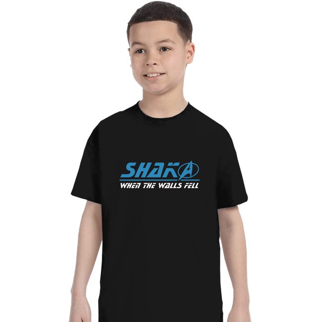 Daily_Deal_Shirts T-Shirts, Youth / XS / Black Shaka Trek