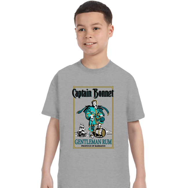 Daily_Deal_Shirts T-Shirts, Youth / XS / Sports Grey Captain Bonnet Rum