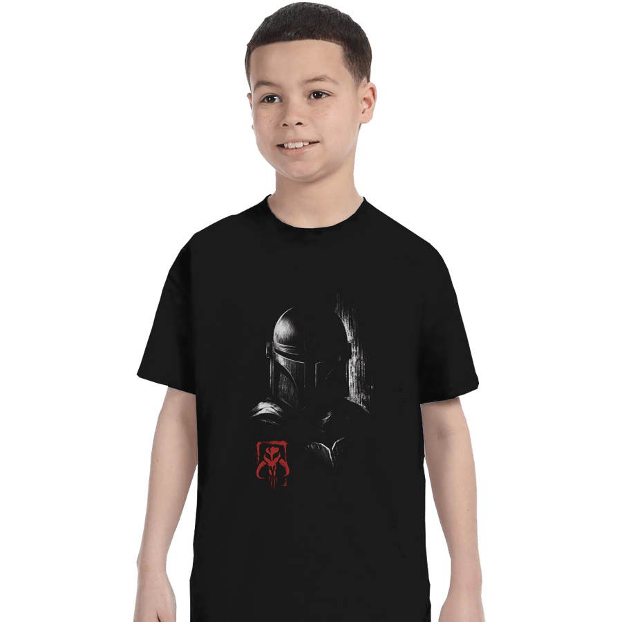 Shirts T-Shirts, Youth / XS / Black Mando Ink