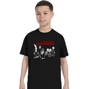 Daily_Deal_Shirts T-Shirts, Youth / XS / Black Reservoir Cartoons