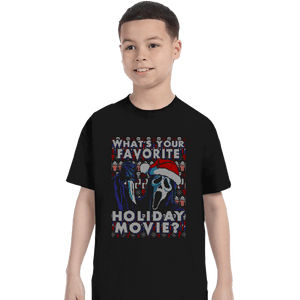 Secret_Shirts T-Shirts, Youth / XS / Black Holiday Scream