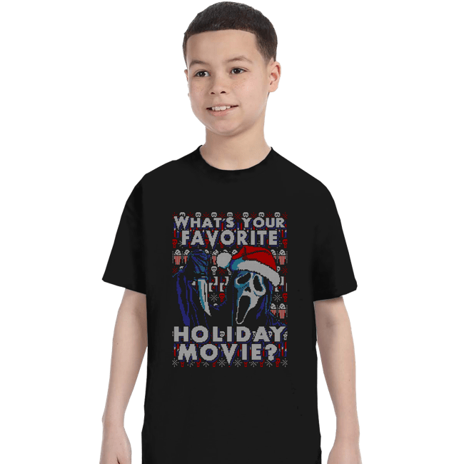 Secret_Shirts T-Shirts, Youth / XS / Black Holiday Scream