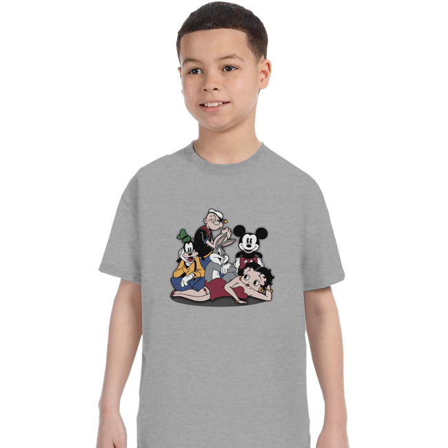 Daily_Deal_Shirts T-Shirts, Youth / XS / Sports Grey The Vintage Club