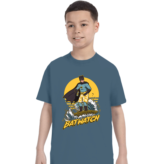 Daily_Deal_Shirts T-Shirts, Youth / XS / Indigo Blue Batwatch