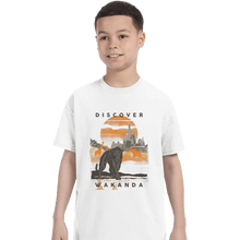 Load image into Gallery viewer, Shirts T-Shirts, Youth / XL / White Visit Wakanda
