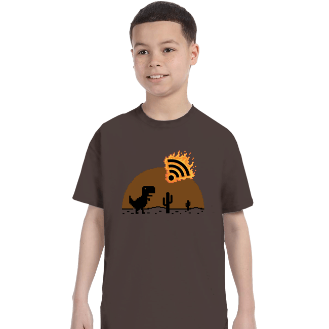 Shirts T-Shirts, Youth / XS / Dark Chocolate Apocalypsis Signal