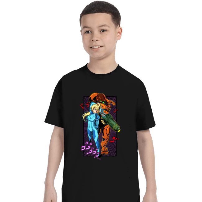 Secret_Shirts T-Shirts, Youth / XS / Black JoJo Samus
