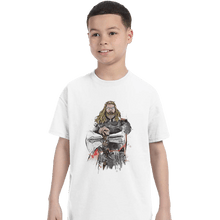 Load image into Gallery viewer, Shirts T-Shirts, Youth / XL / White God Of Thunder Watercolor
