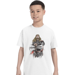 Shirts T-Shirts, Youth / XL / White God Of Thunder Watercolor