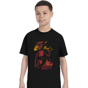 Shirts T-Shirts, Youth / XL / Black Hellbot