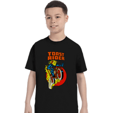 Load image into Gallery viewer, Shirts T-Shirts, Youth / XS / Black Toast Rider
