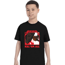Load image into Gallery viewer, Secret_Shirts T-Shirts, Youth / XS / Black Berserk Metal Sale
