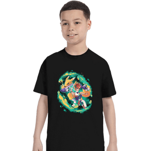 Daily_Deal_Shirts T-Shirts, Youth / XS / Black Digital Fox