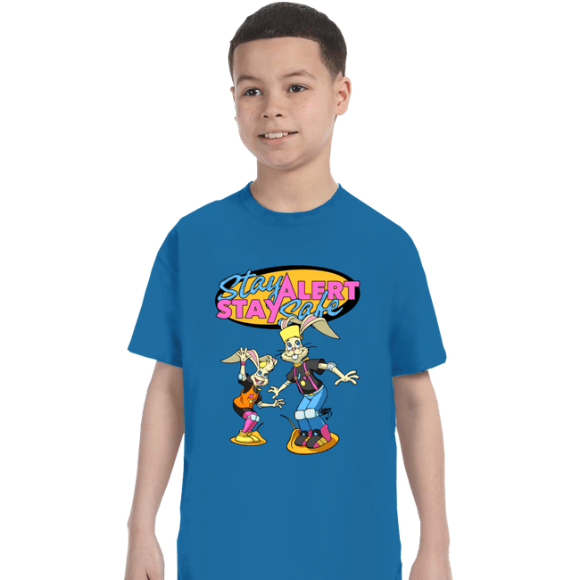 Daily_Deal_Shirts T-Shirts, Youth / XS / Sapphire Stay Safe!