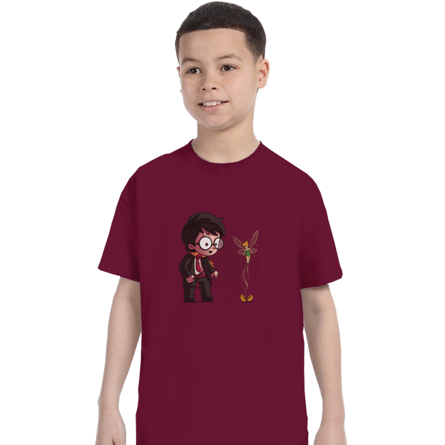 Shirts T-Shirts, Youth / XS / Maroon Snitch Wings