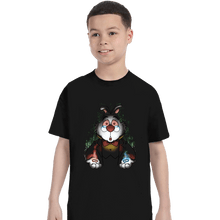 Load image into Gallery viewer, Daily_Deal_Shirts T-Shirts, Youth / XS / Black White Rabbit
