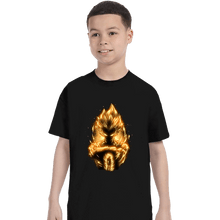 Load image into Gallery viewer, Daily_Deal_Shirts T-Shirts, Youth / XS / Black Golden Saiyan Prince
