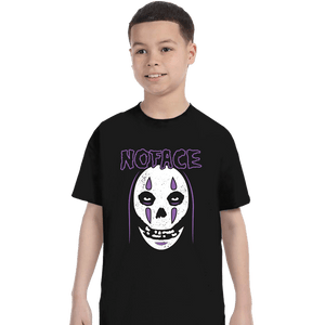 Secret_Shirts T-Shirts, Youth / XS / Black Punk NoFace