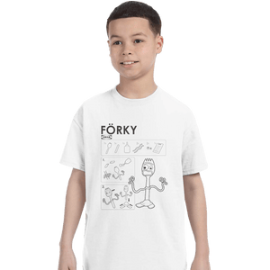 Shirts T-Shirts, Youth / XL / White Toy Manual
