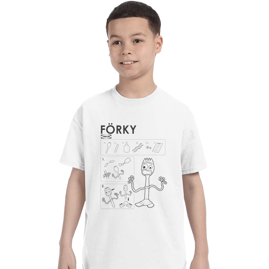 Shirts T-Shirts, Youth / XL / White Toy Manual
