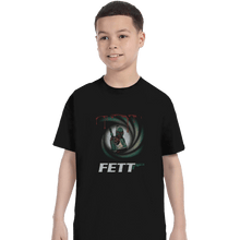 Load image into Gallery viewer, Shirts T-Shirts, Youth / XS / Black Agent Fett
