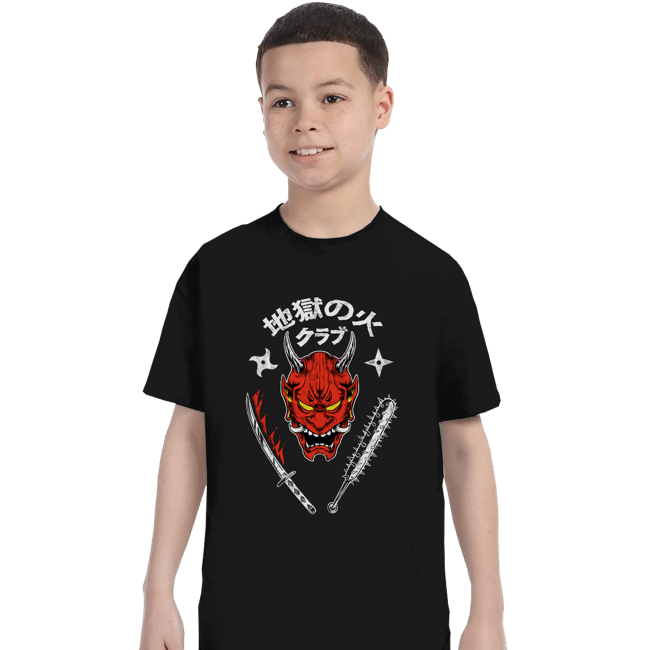 Secret_Shirts T-Shirts, Youth / XS / Black Jigoku No Hi