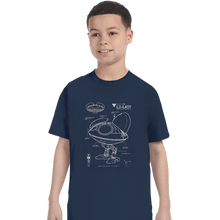 Load image into Gallery viewer, Daily_Deal_Shirts T-Shirts, Youth / XS / Navy LO-LA59 Schematics
