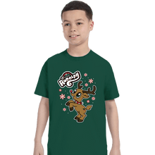 Load image into Gallery viewer, Daily_Deal_Shirts T-Shirts, Youth / XS / Forest My Little Rudolph
